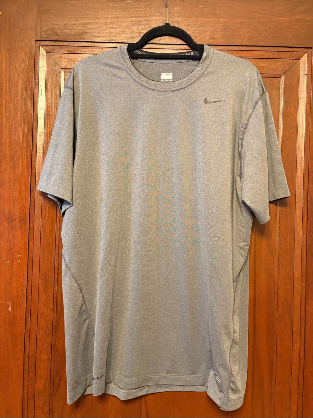 Nike Men's Short Sleeve Dri-FIT Tee - Light Gray